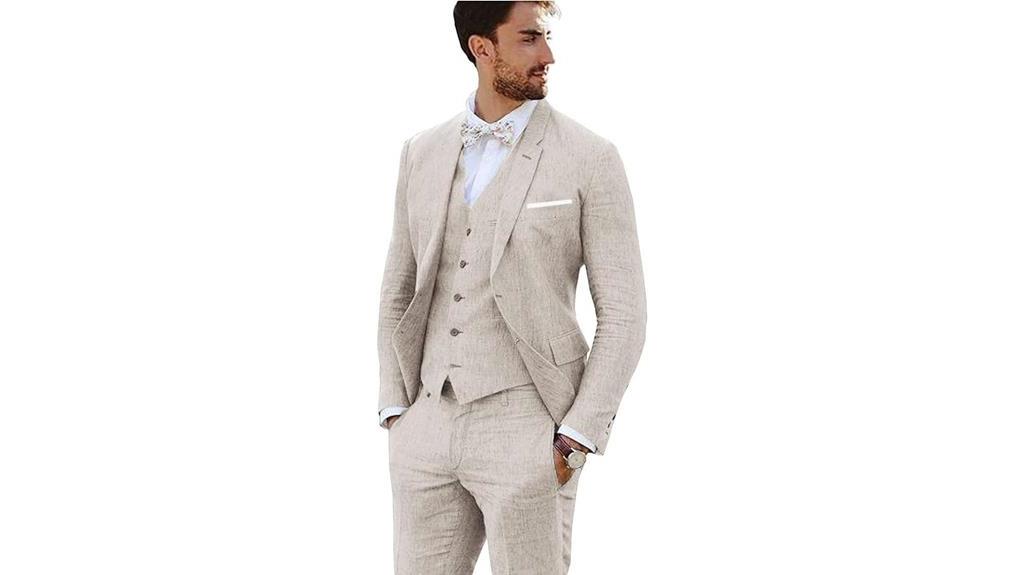 summer ready linen suit review
